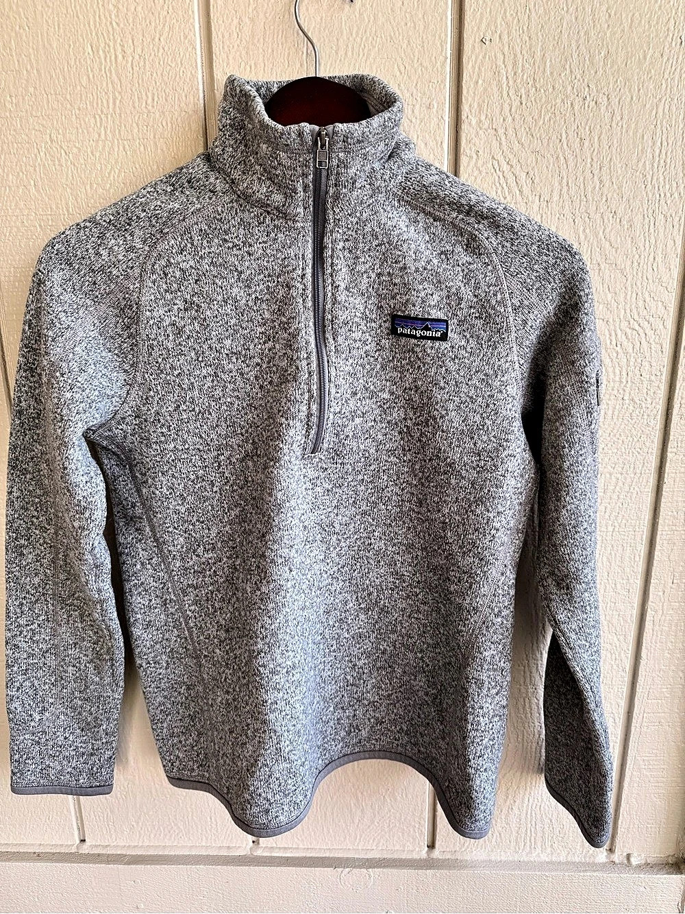 Patagonia Women’s Better Sweater 1/4 Zip Pullover Gray Size S Style 25617
